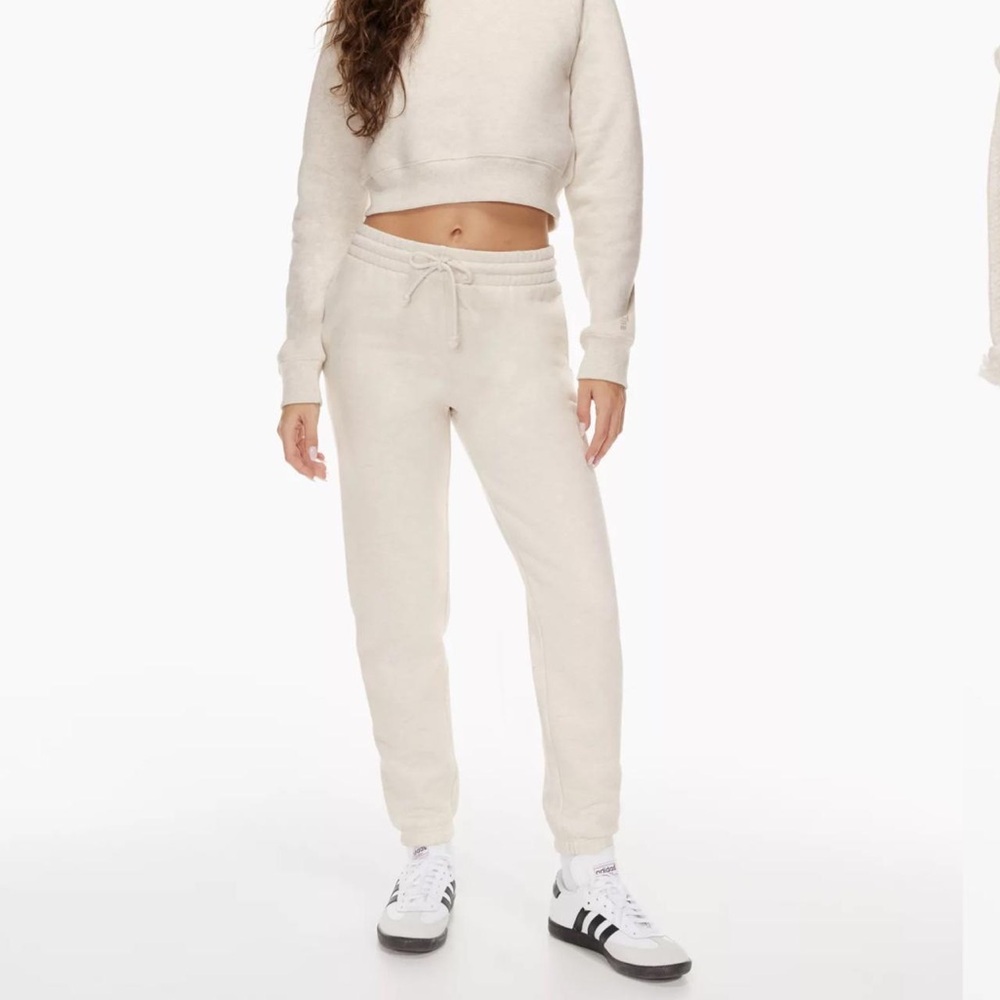 Aritzia Cream Track Pants